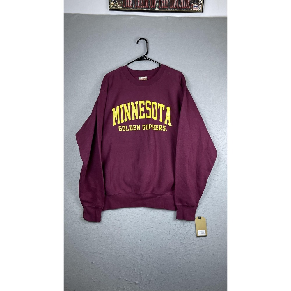 Minnesota‎ Golden Gophers Sweatshirt Mens Medium Red NCAA MV Sport Crewneck